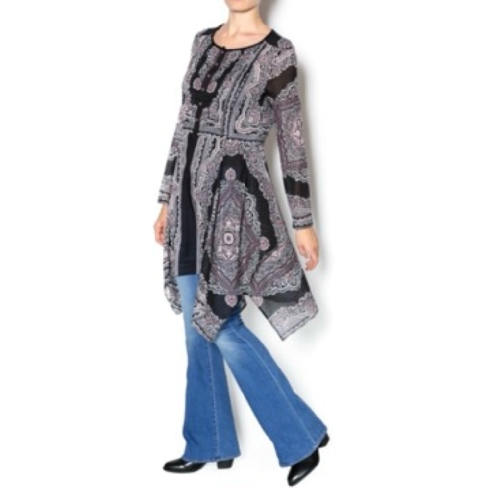Aratta Silent Journey Helene Cotton Tunic ~ Anthropologie